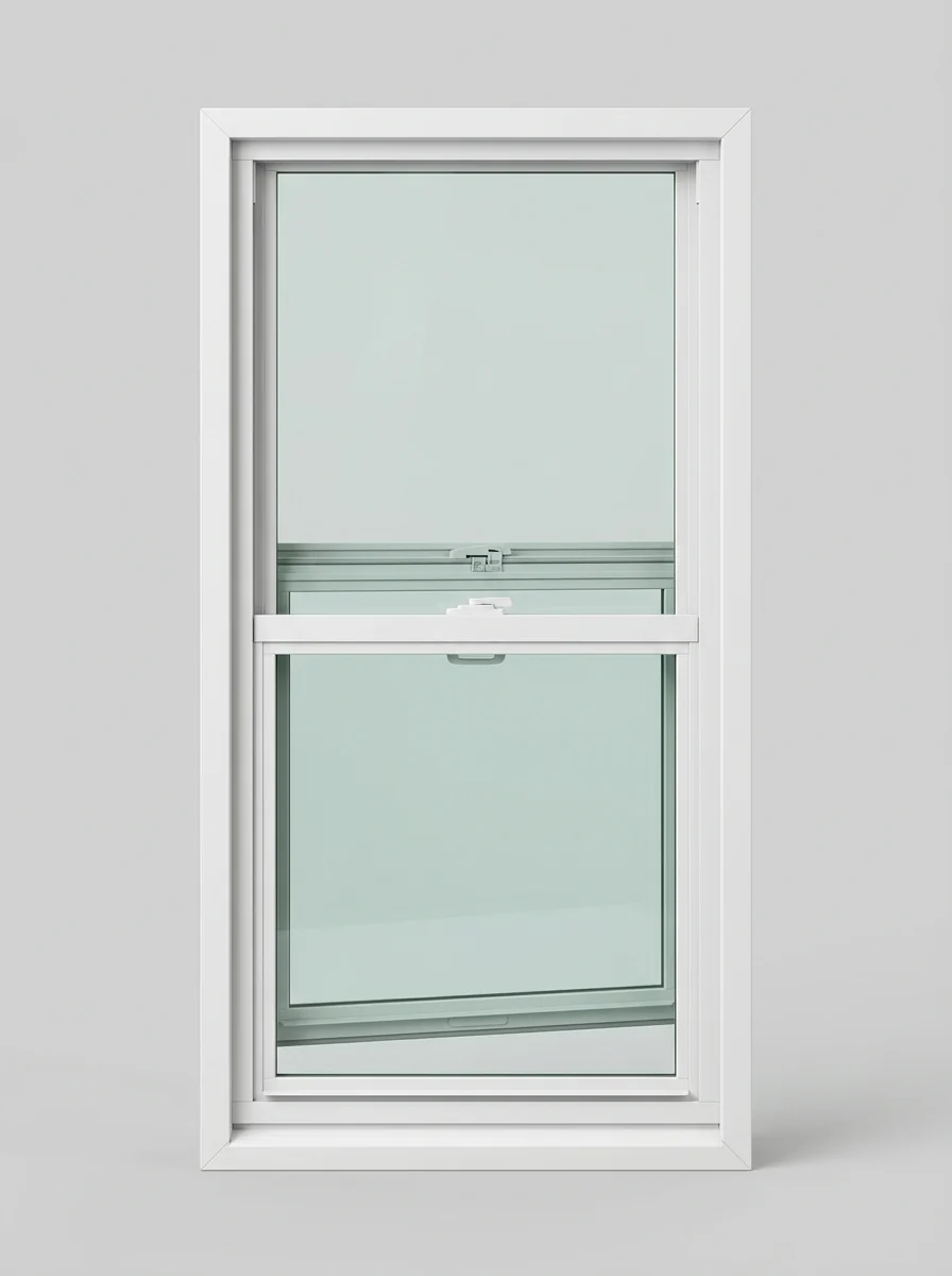 Mr. Glass White Single Hung impact window